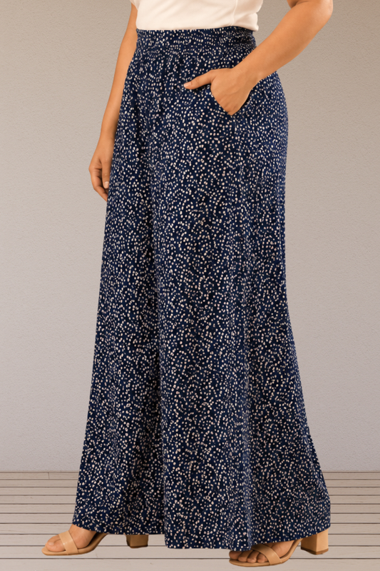 Midnight Dots Rayon Lounge Pants