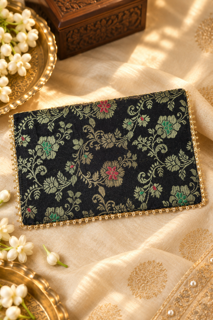 Midnight Garden Handcrafted Shagun Envelope