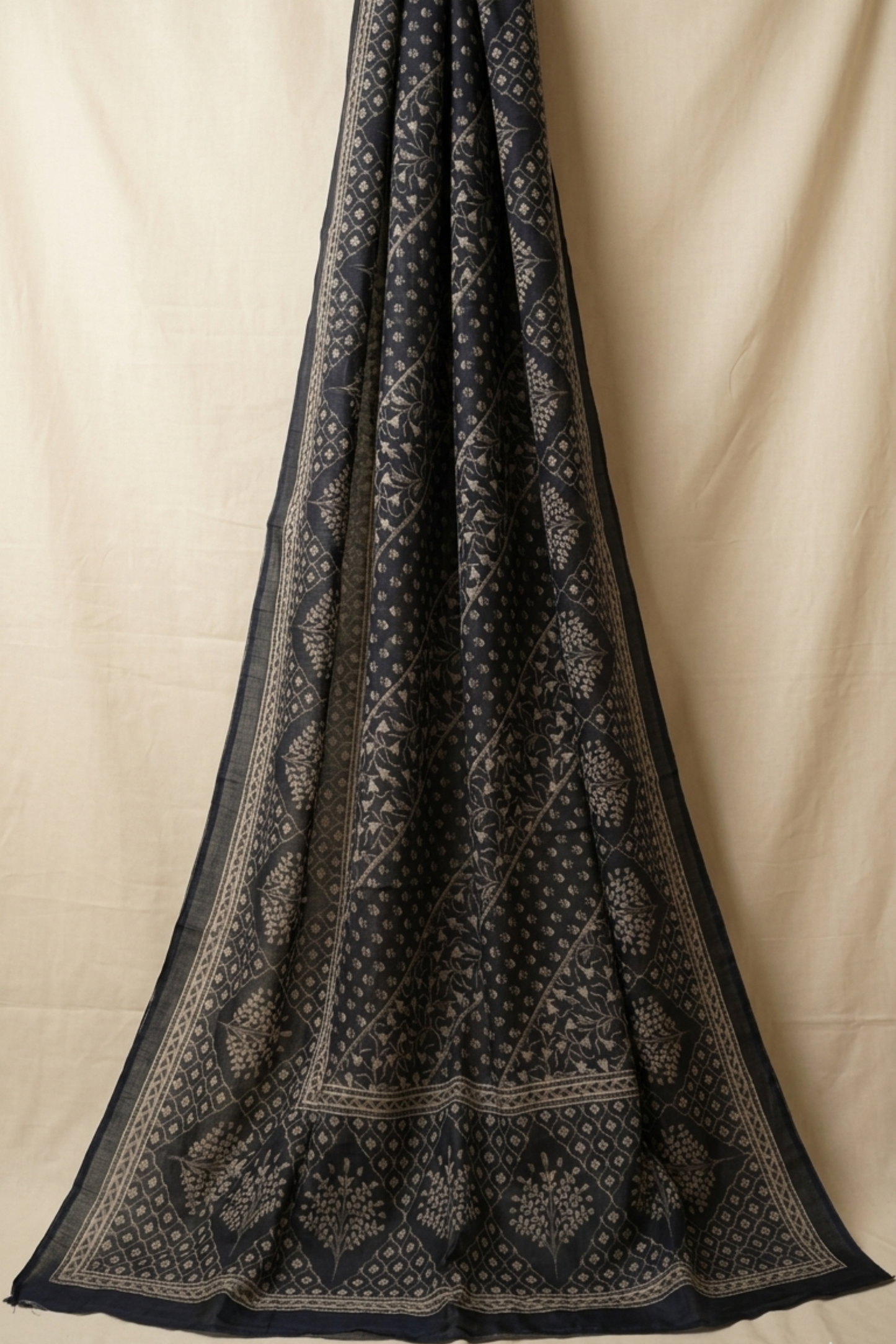 Midnight Jaali Cotton Dupatta
