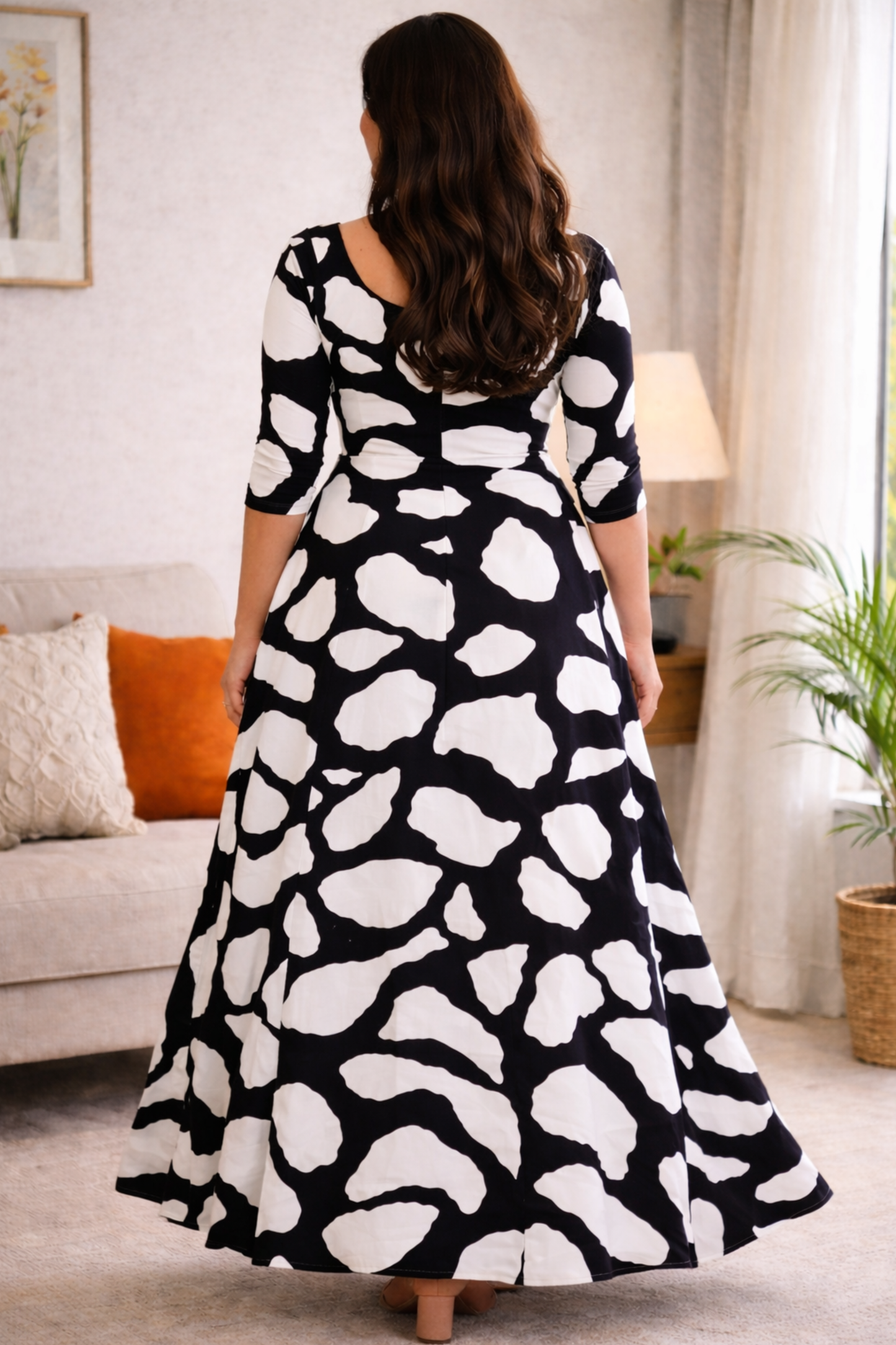 Midnight Meadow Summer Dress With Pockets