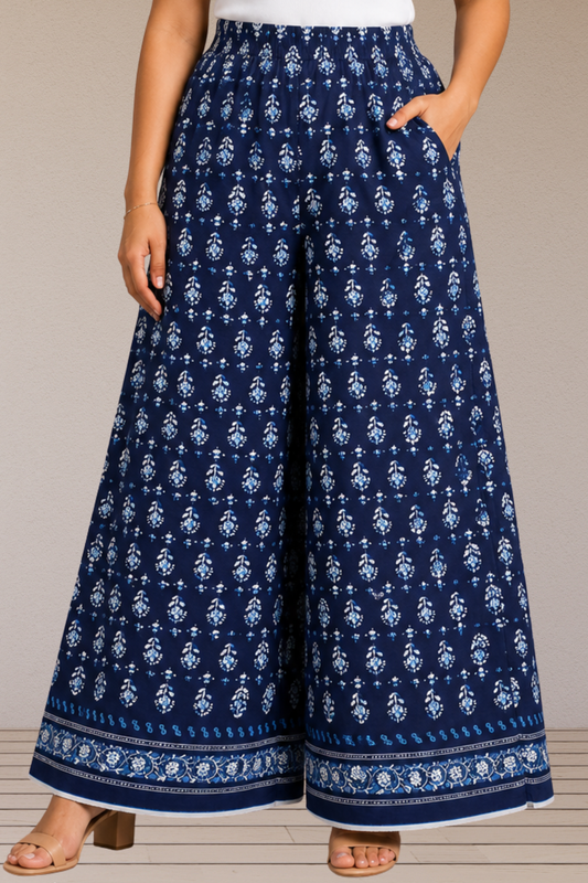 Midnight Neel Rayon Lounge Pants