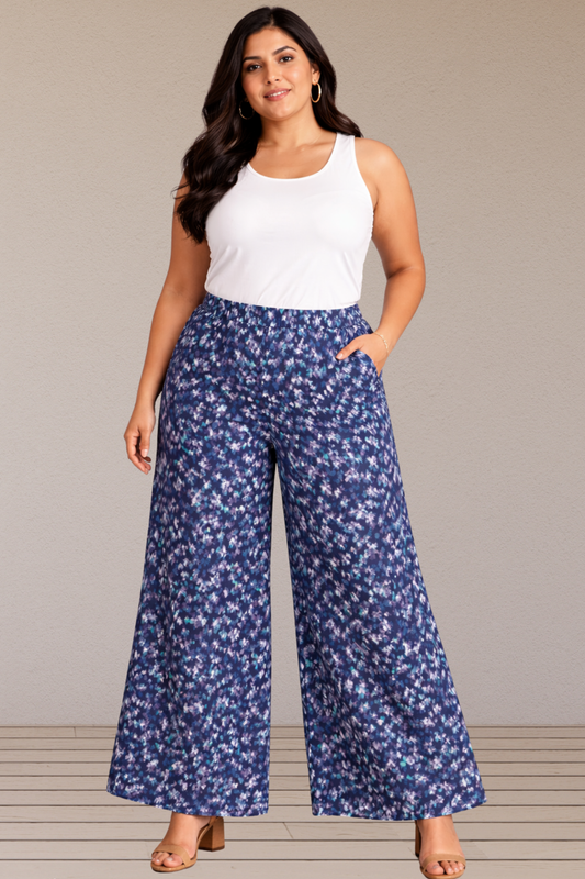 Midnight Petal Summer Lounge Pants