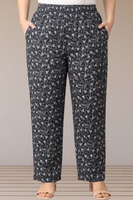 Midnight Vine Printed Pant