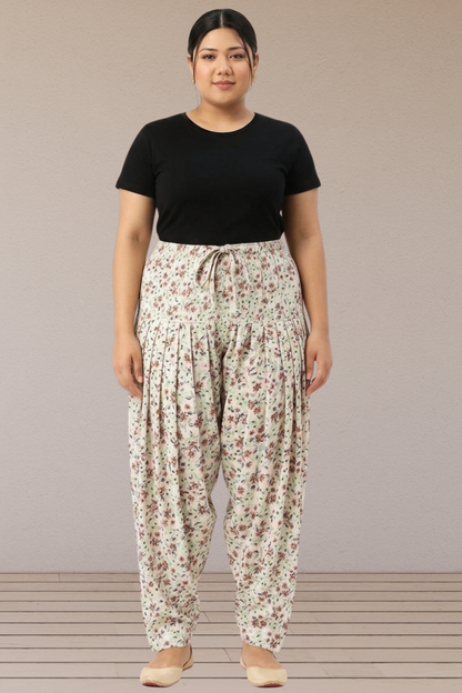Mint Blossom Cotton Salwar
