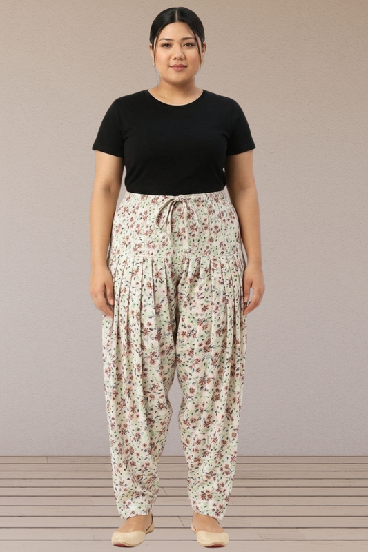 Mint Blossom Cotton Salwar