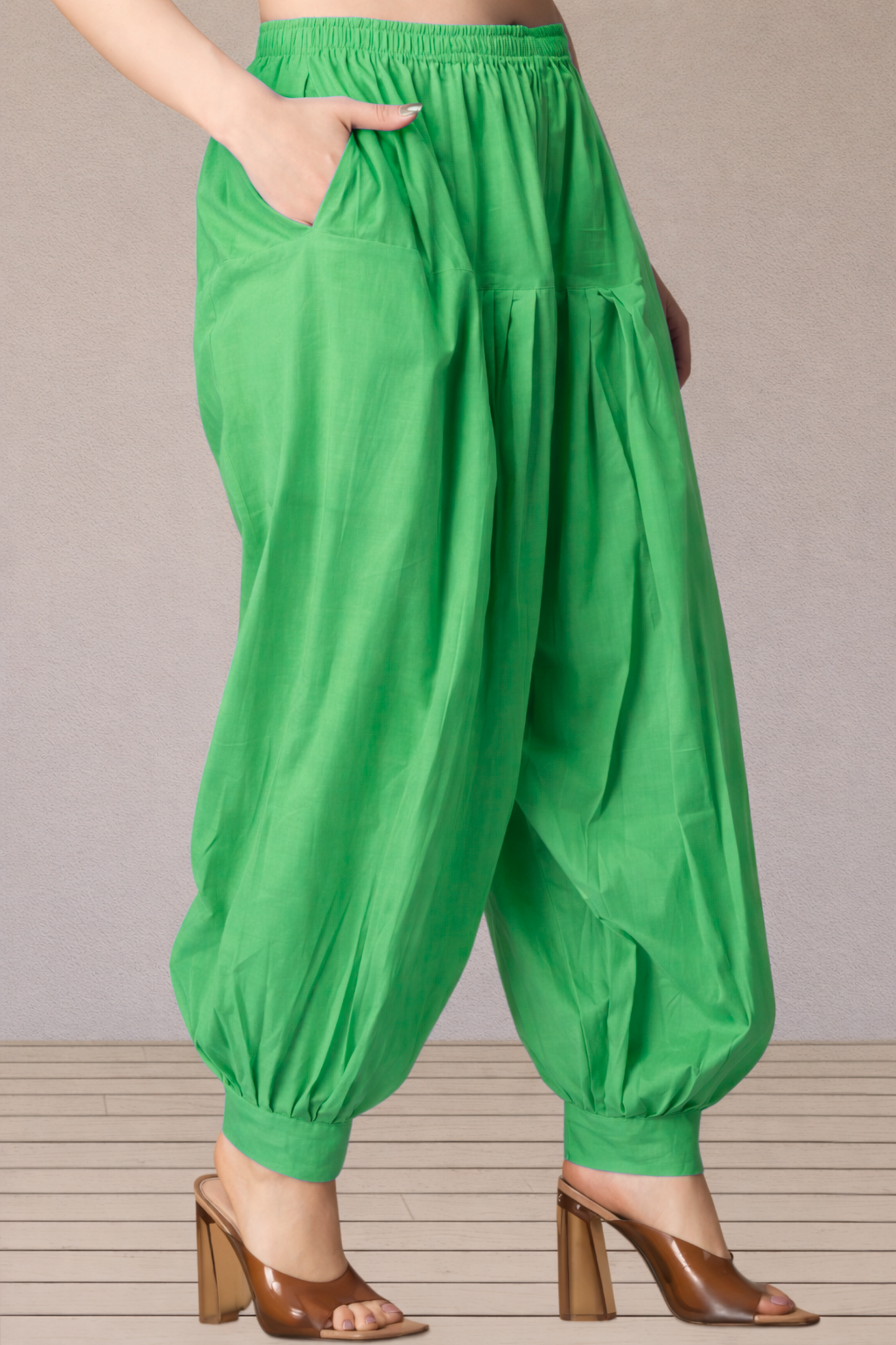 Mint Green Cotton Afghani Salwar