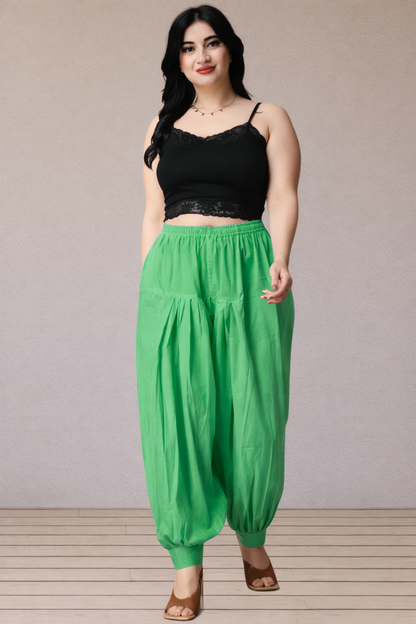 Mint Green Cotton Afghani Salwar