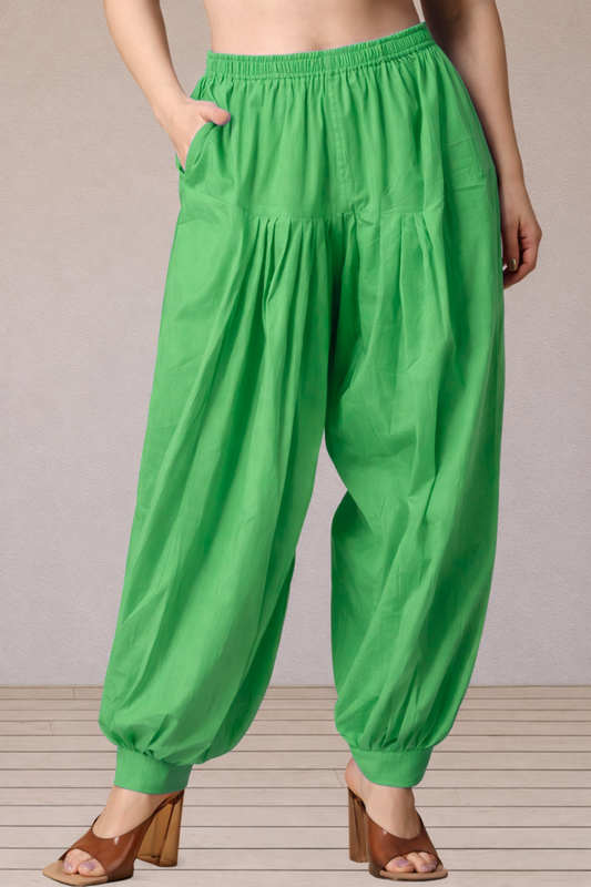 Mint Green Cotton Afghani Salwar