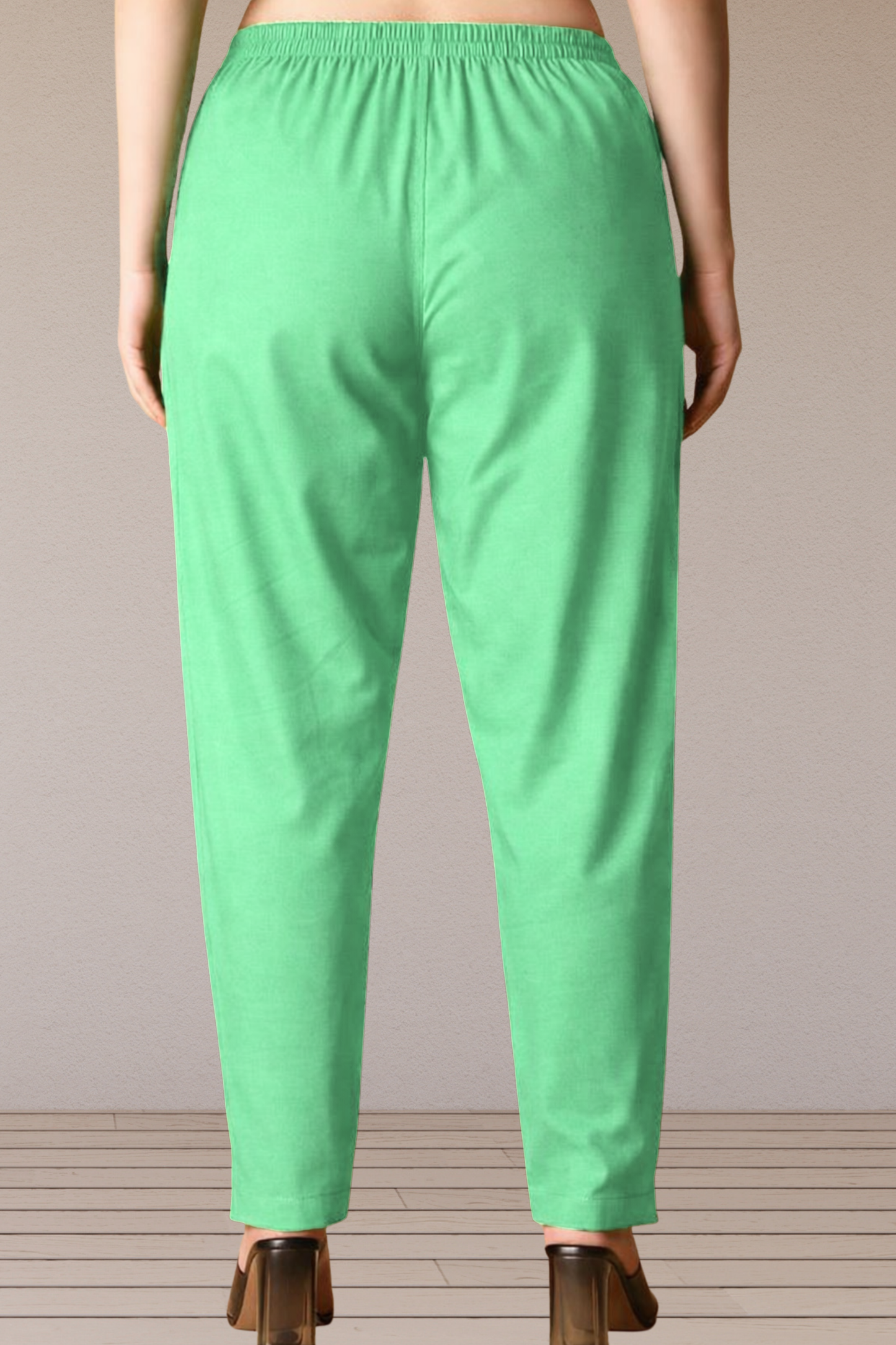 Mint Green Cotton Kurti Pant