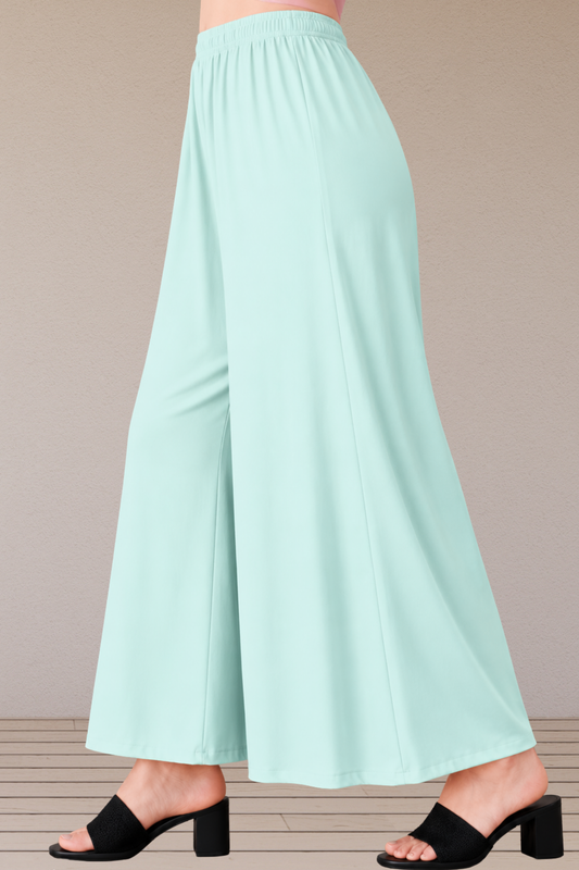 Mint Green Rayon Skirt Palazzo
