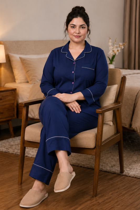 Moonlit Rayon Night Suit