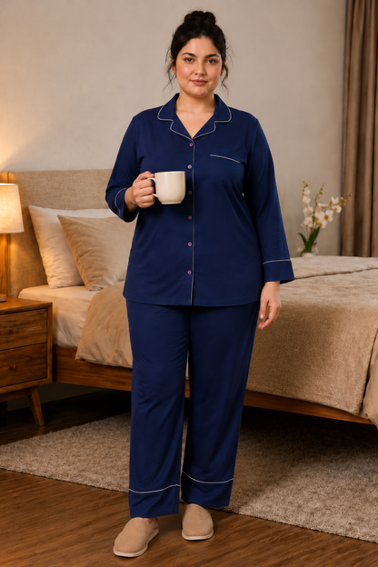 Moonlit Rayon Night Suit