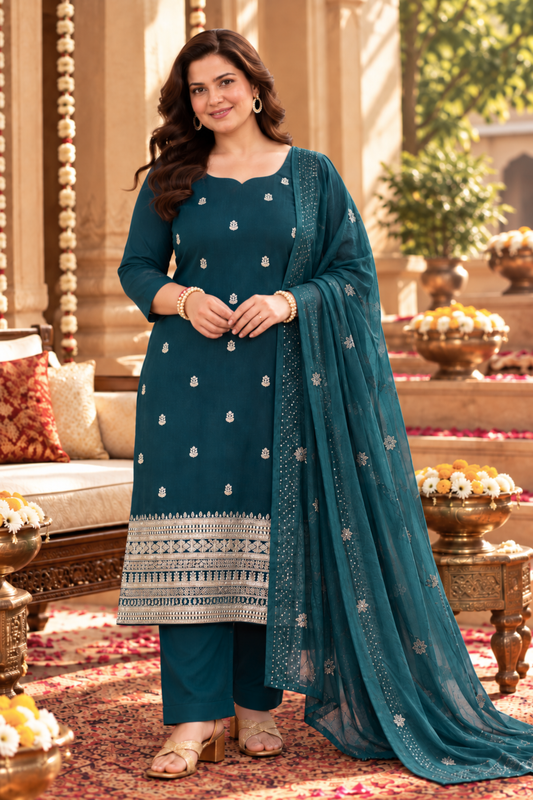 Morni Noor Embroidered Fancy Suit