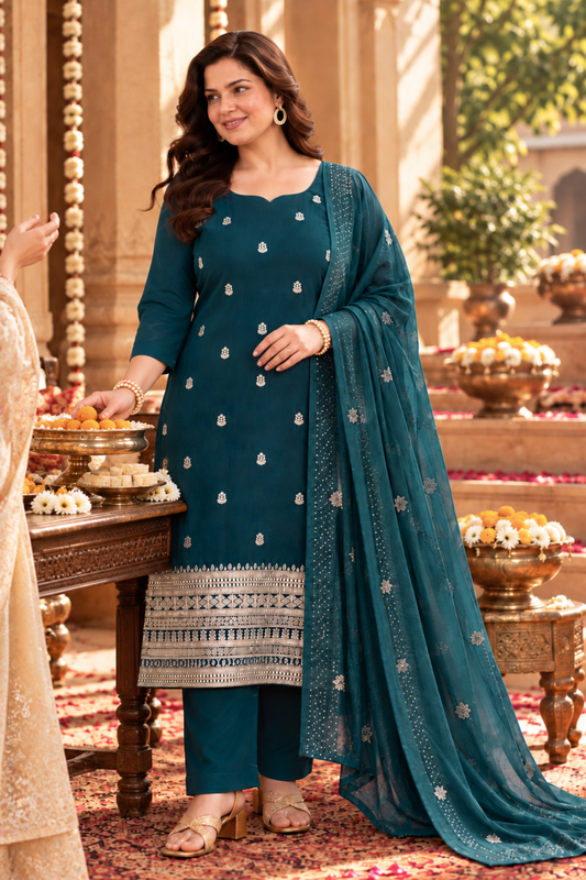 Morni Noor Embroidered Fancy Suit
