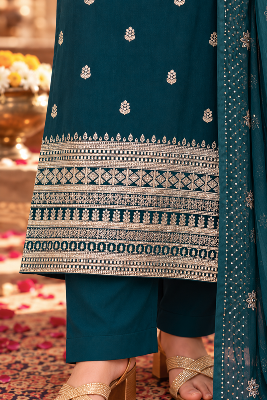 Morni Noor Embroidered Fancy Suit