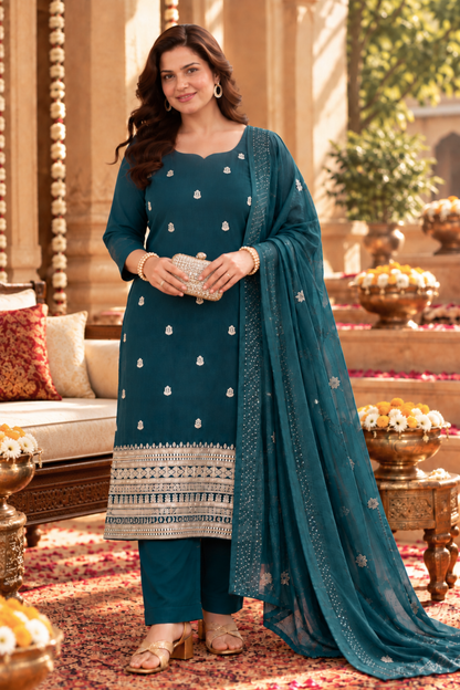 Morni Noor Embroidered Fancy Suit