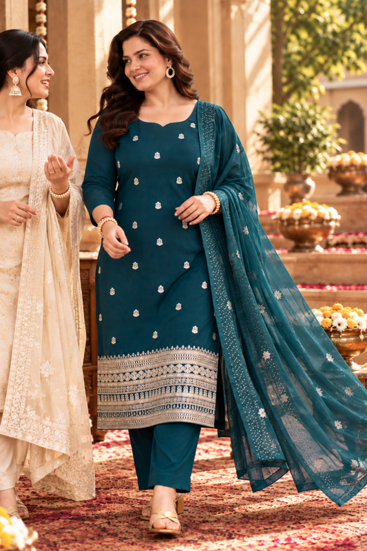 Morni Noor Embroidered Fancy Suit
