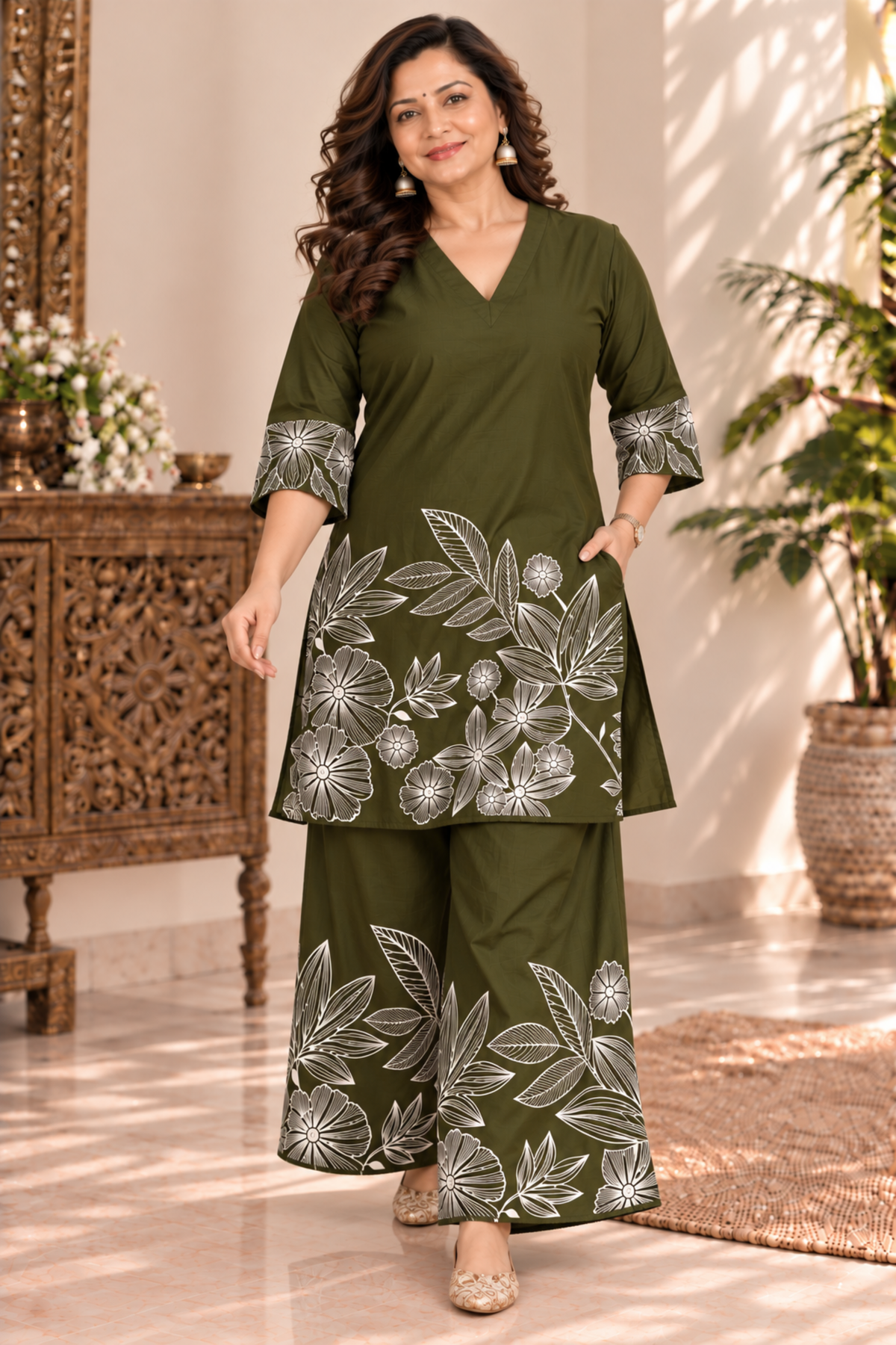 Wildwood Floral Muslin Co-ord Set