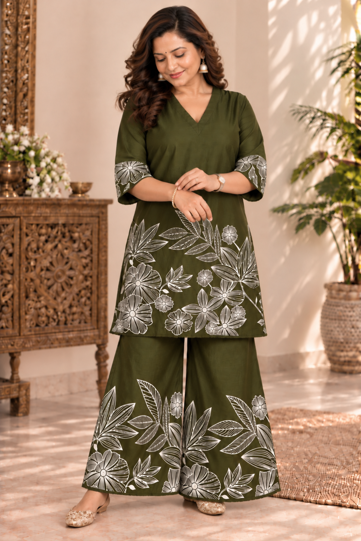 Wildwood Floral Muslin Co-ord Set