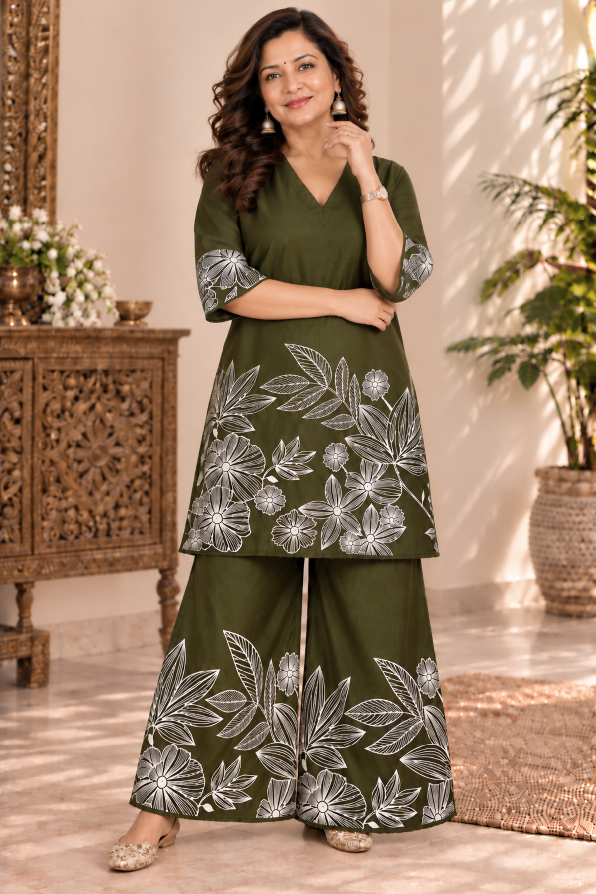Wildwood Floral Muslin Co-ord Set