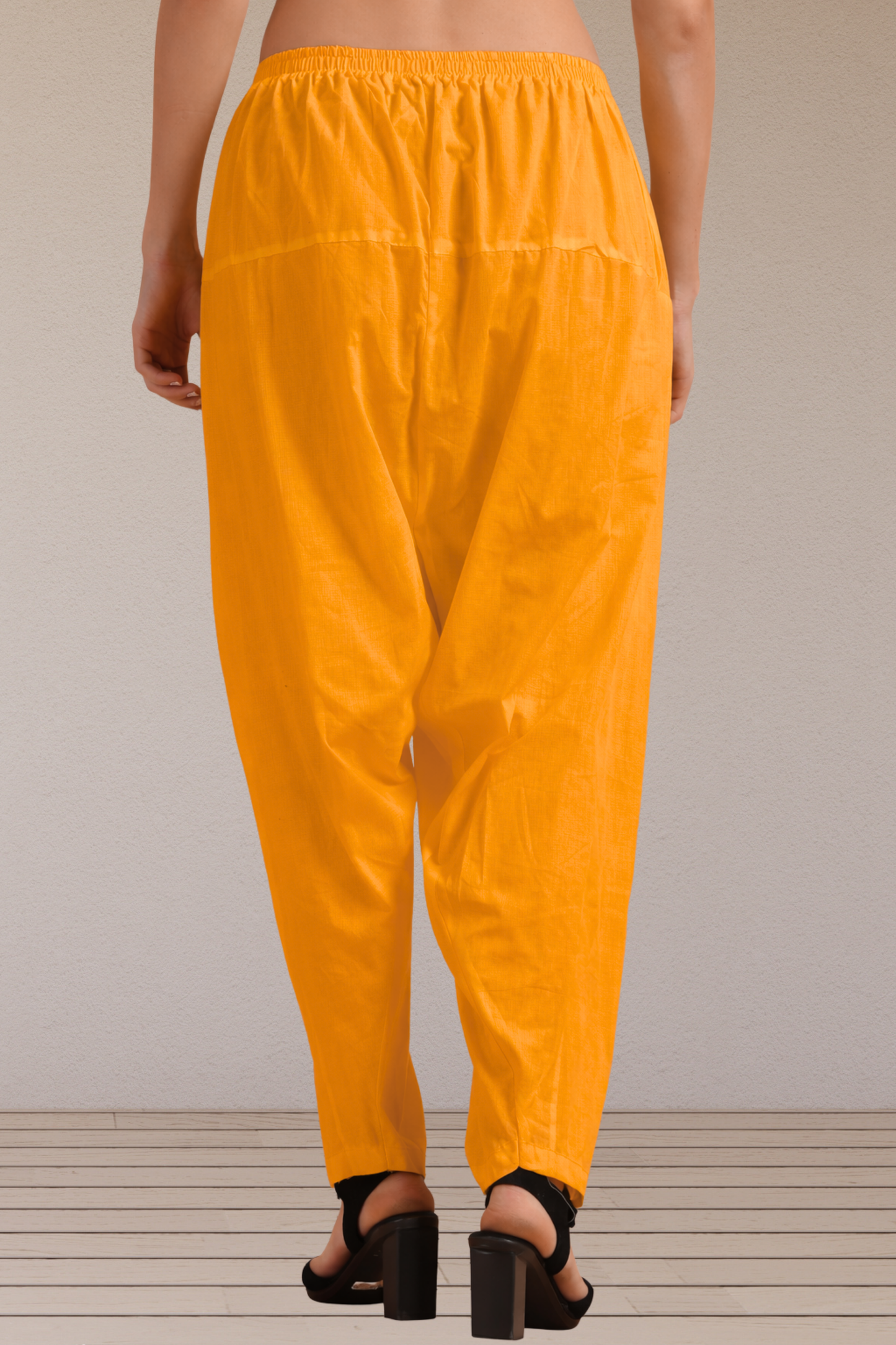 Mustard Easy Fit Cotton Salwar