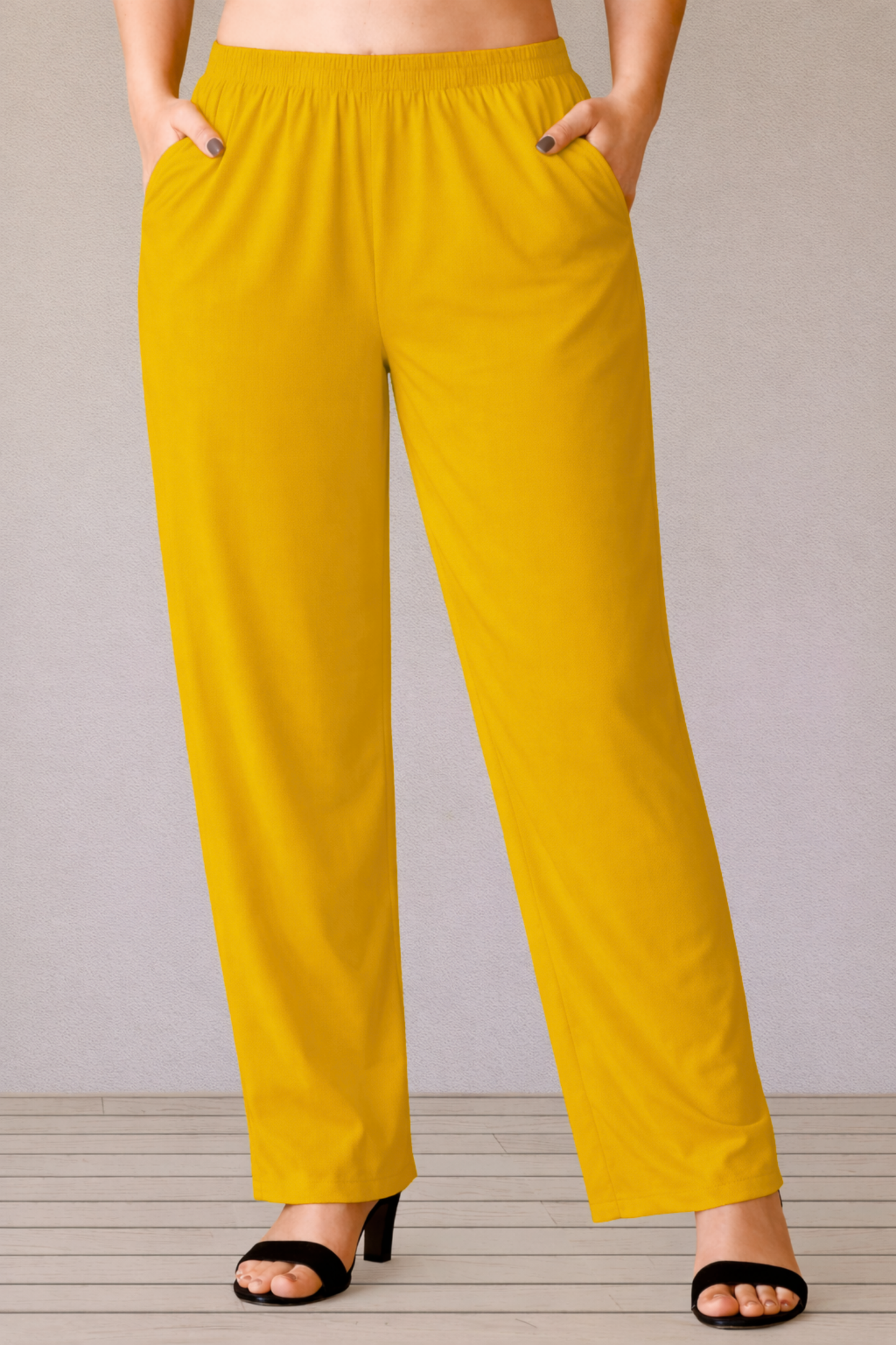 Mustard Rayon Kurti Pant