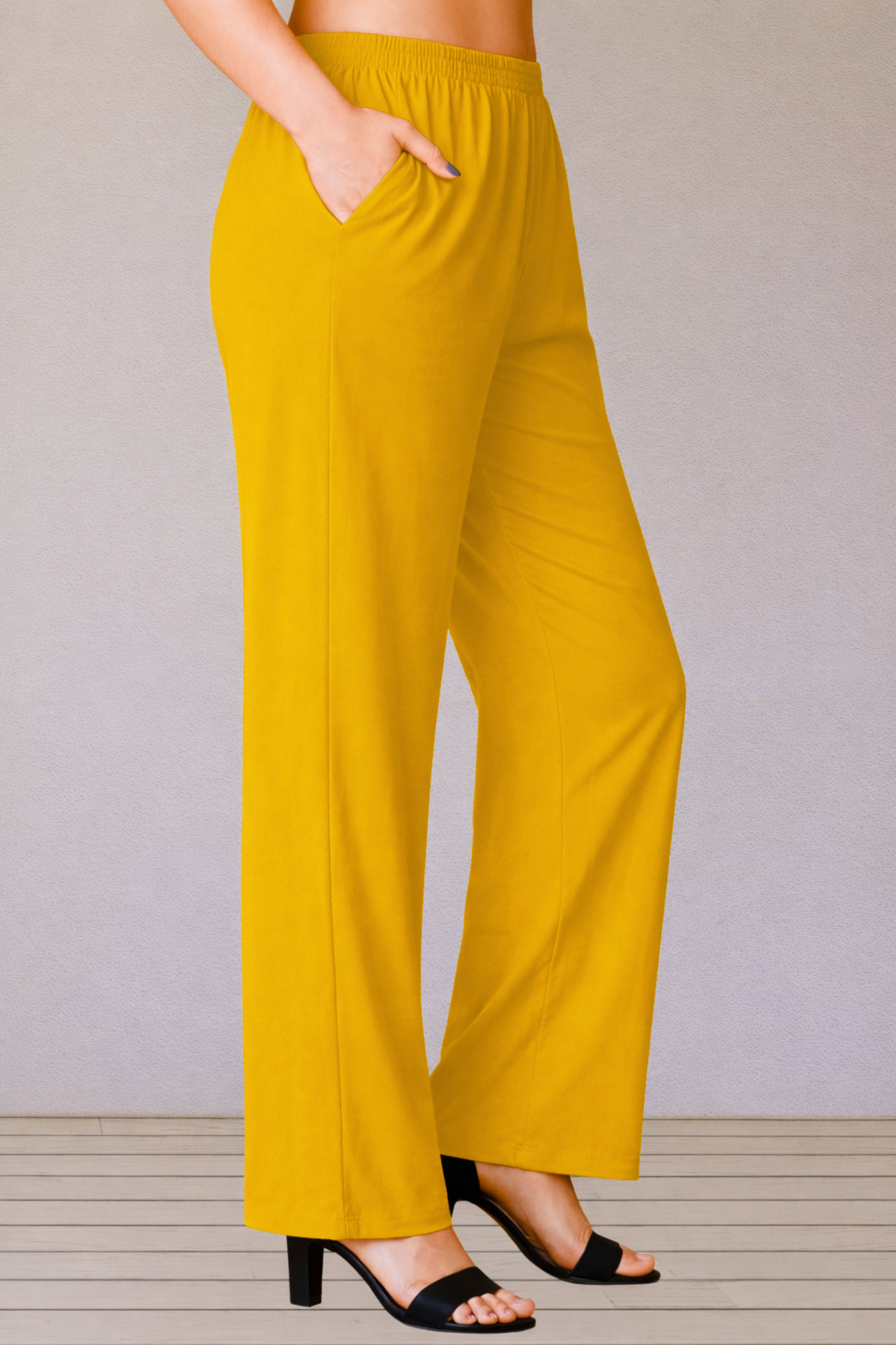 Mustard Rayon Kurti Pant