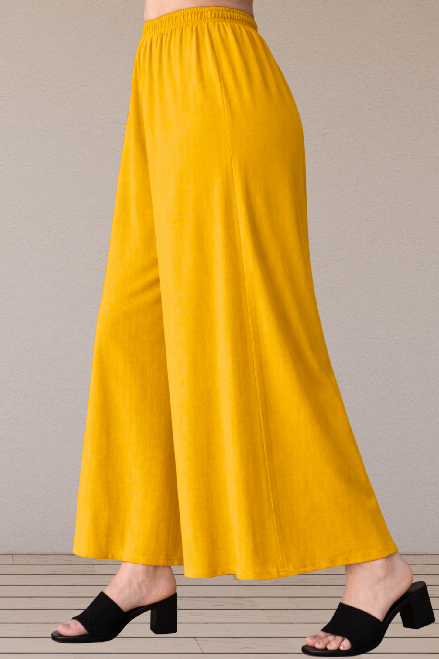 Mustard Rayon Skirt Palazzo