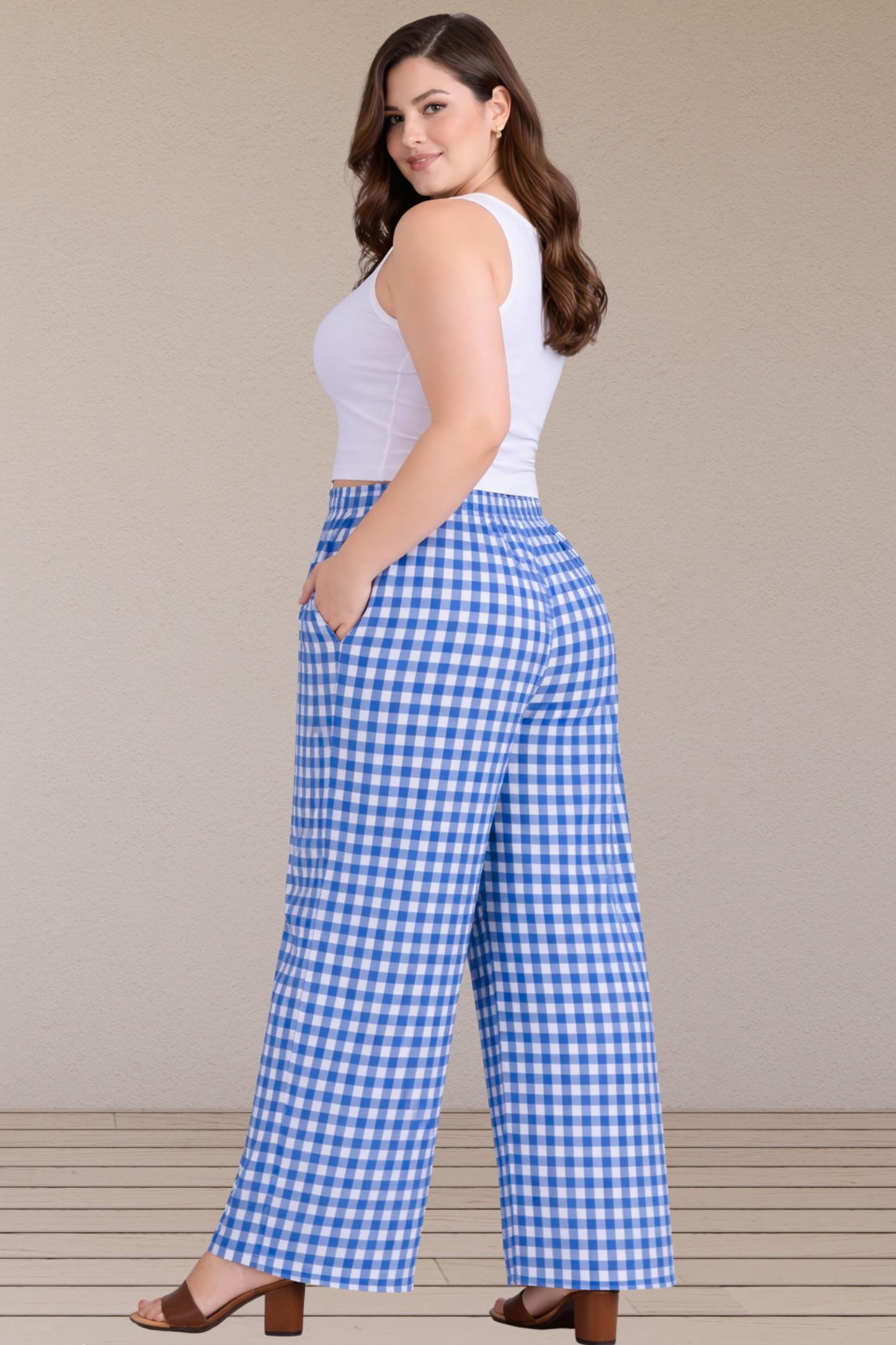 Mystic Blue Cotton Pajama Pant