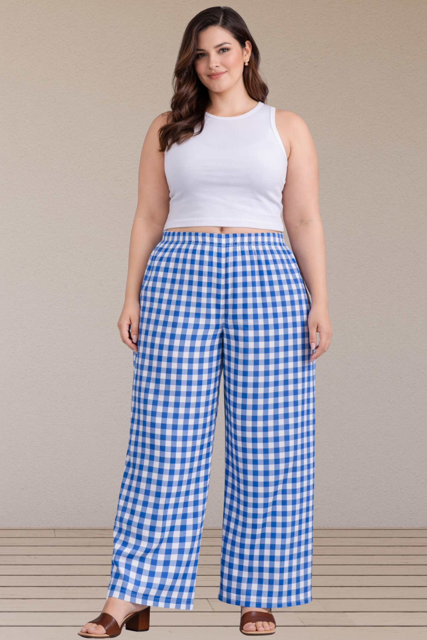 Mystic Blue Cotton Pajama Pant