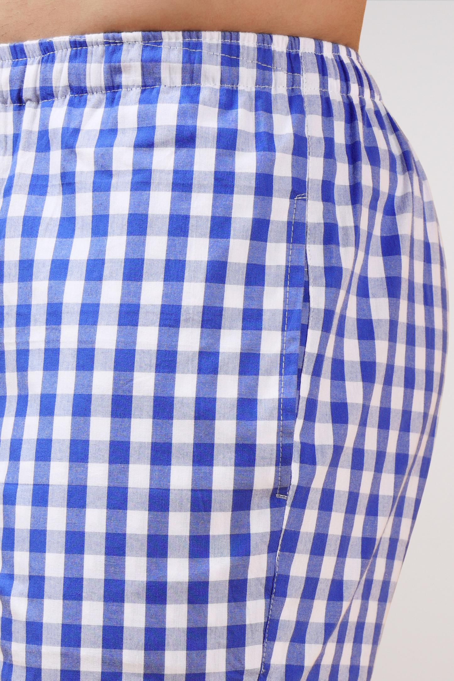 Mystic Blue Poplin Cotton Pajama