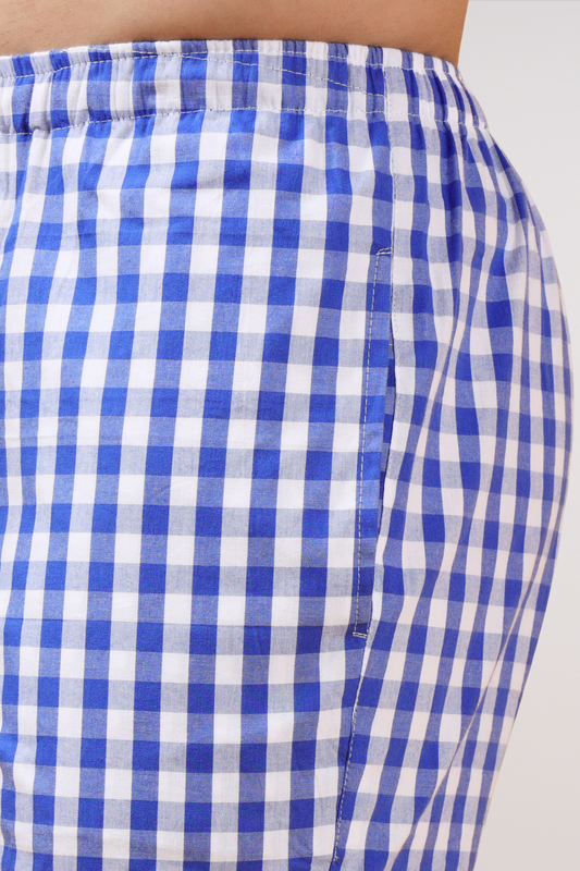 Mystic Blue Poplin Cotton Pajama