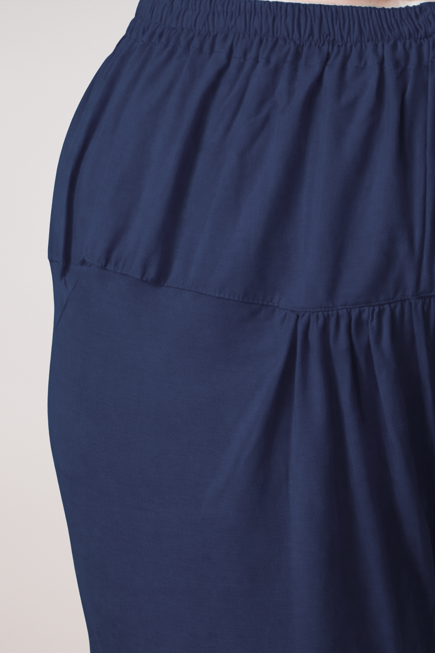 Navy Blue Cotton Churidar Pants