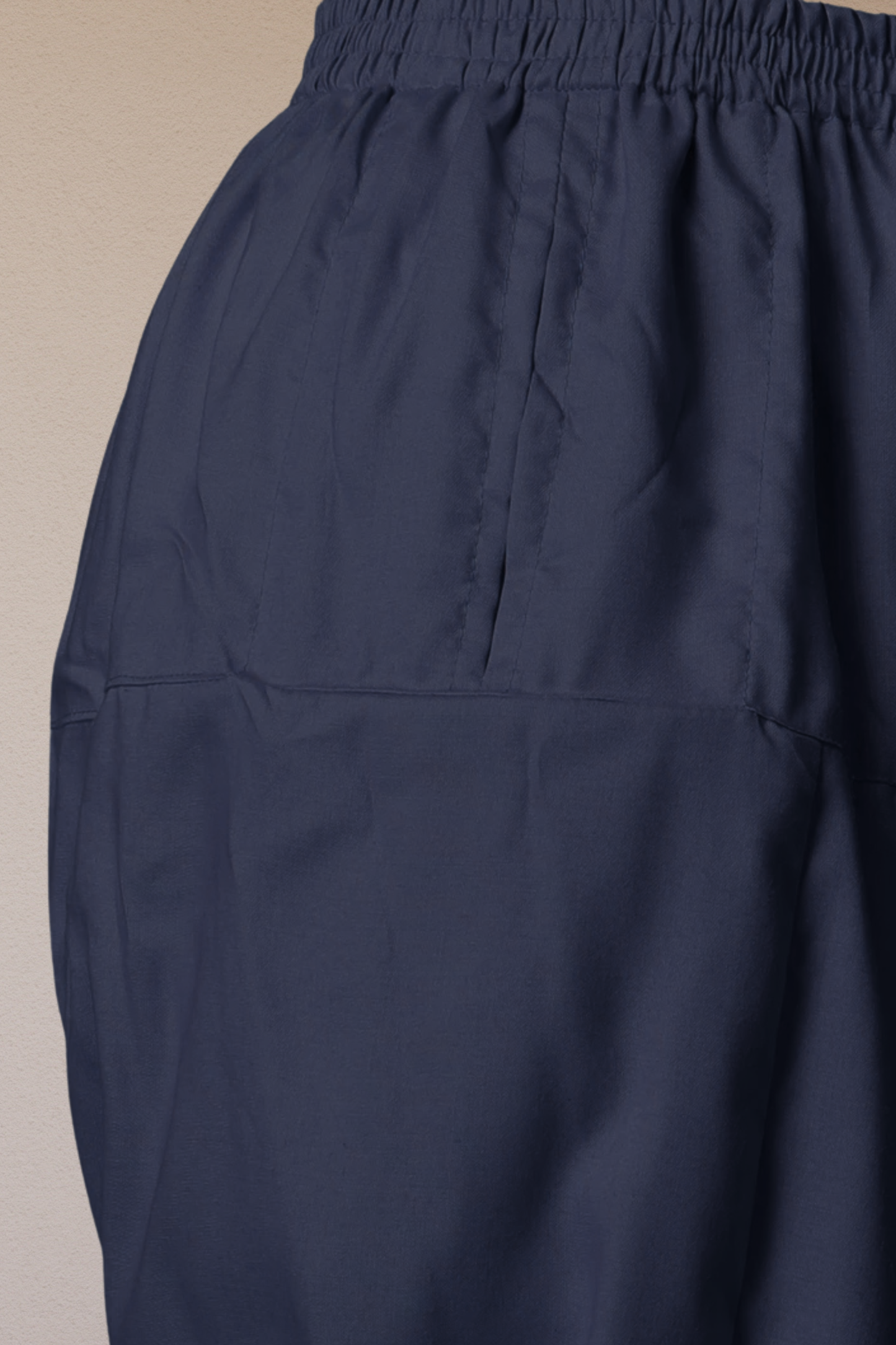 Navy Blue Rayon Pleated Salwar
