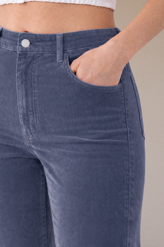 Navy Corduroy Bell Bottom