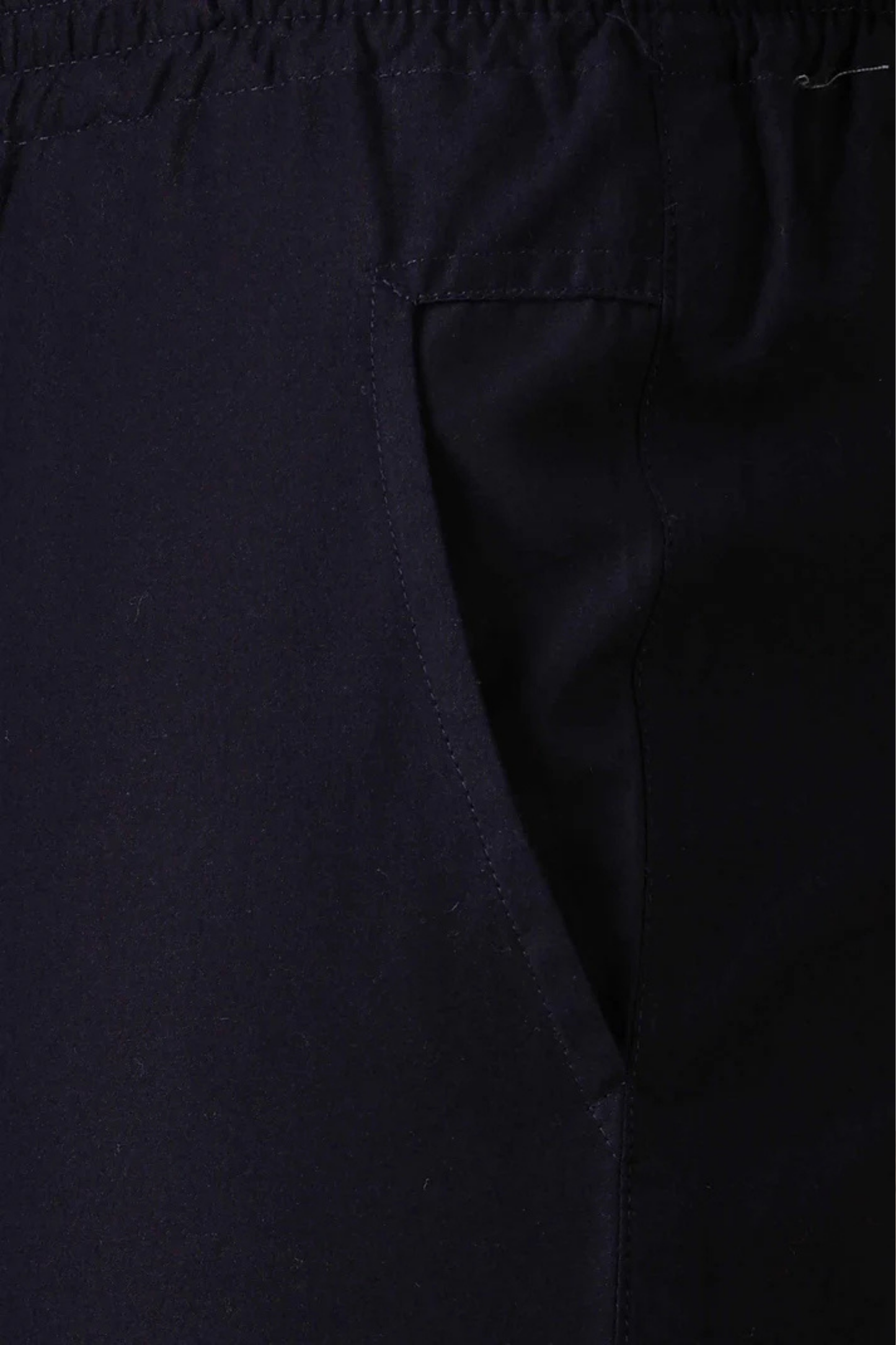 Navy Cotton Shorts