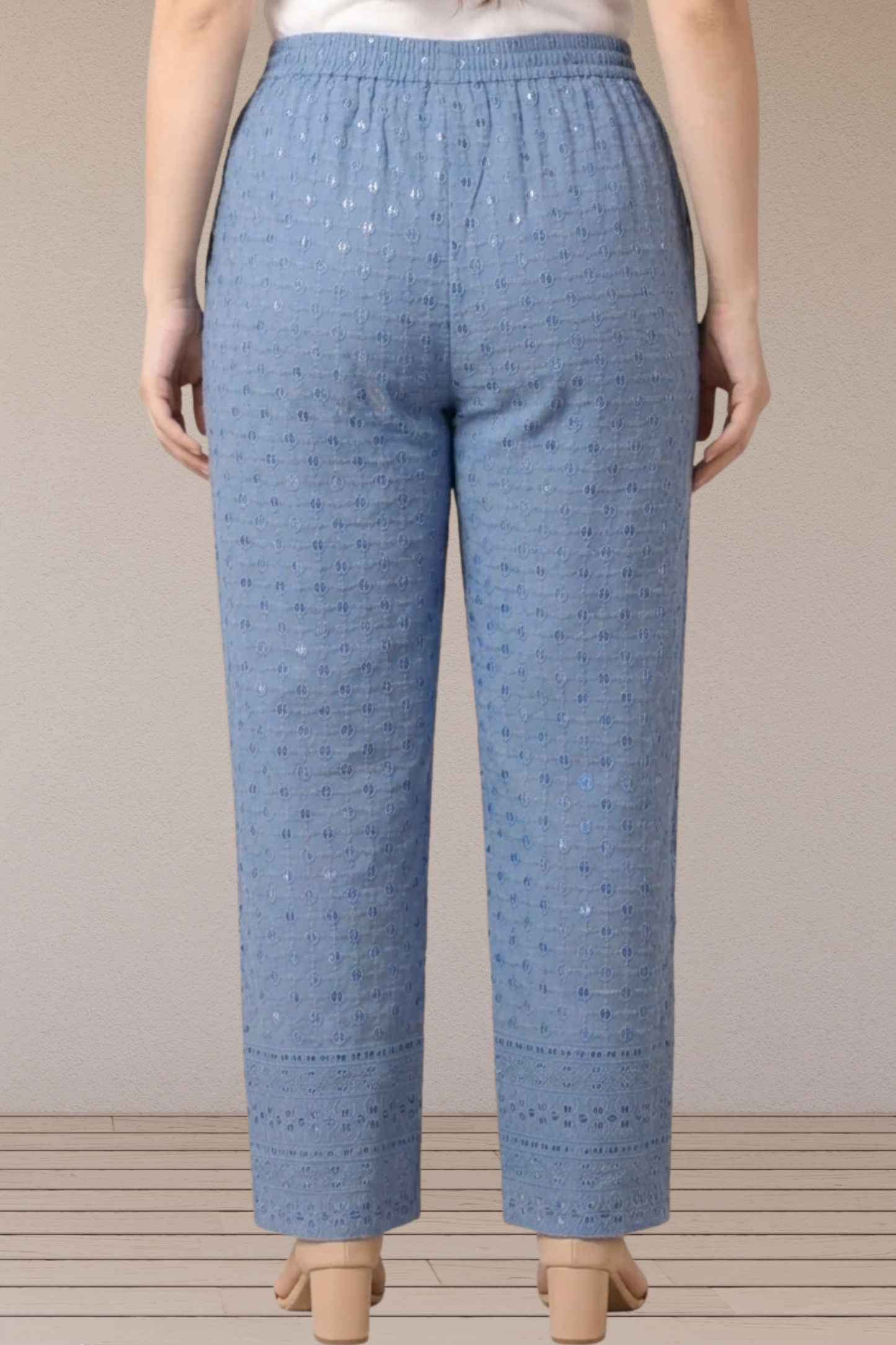 Neel Aabha Sequin Rayon Pant