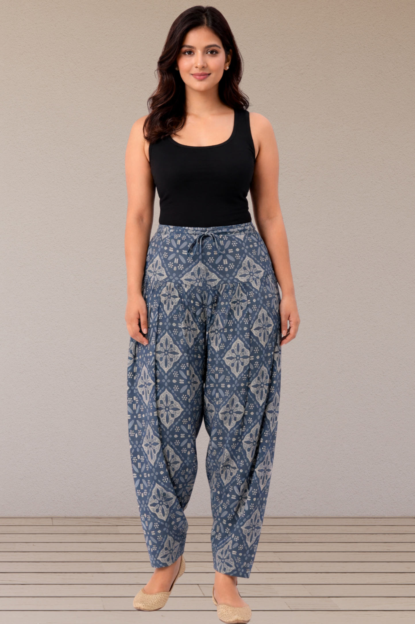 Neel Aangan Pleated Salwar