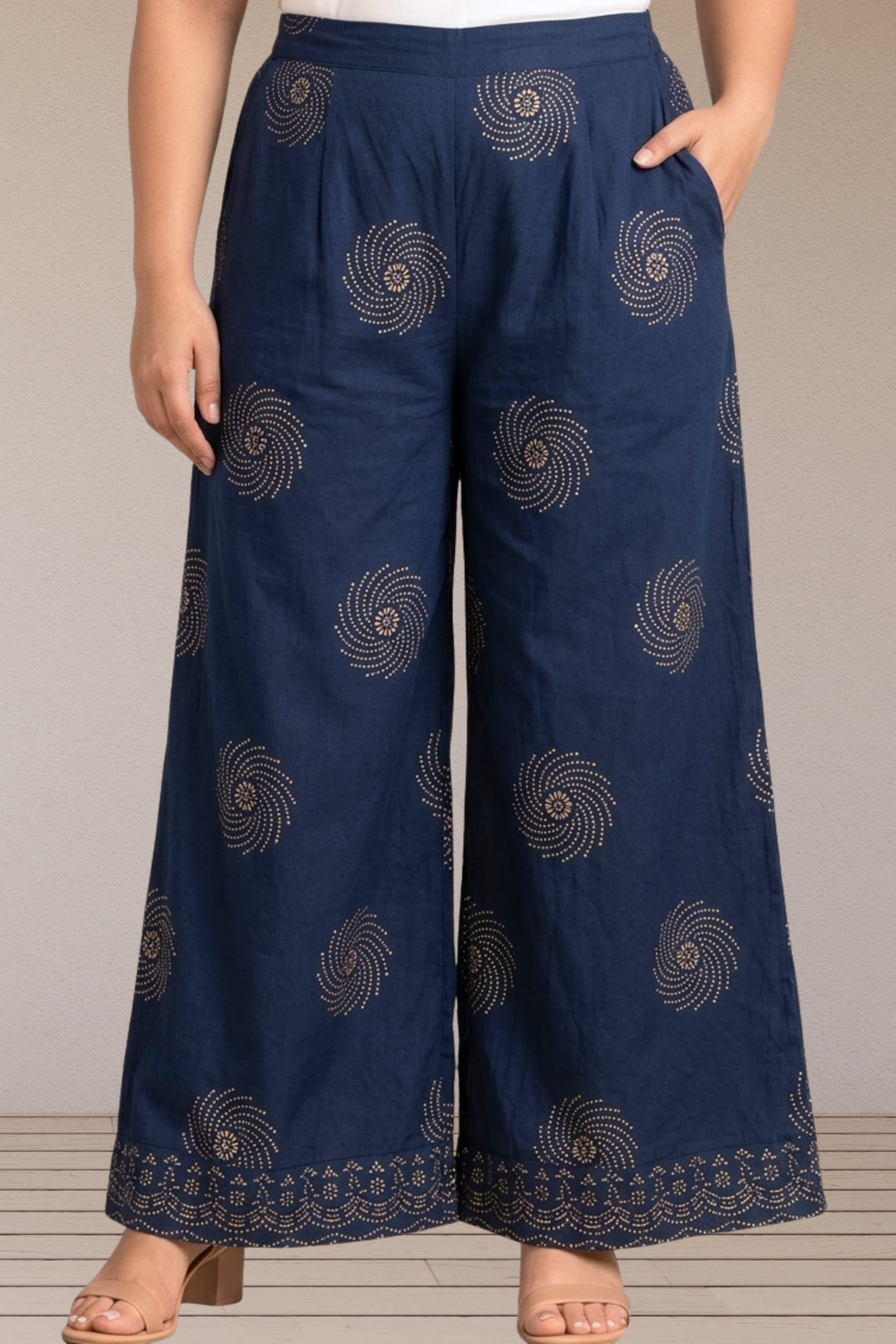Neel Chakra Cotton Palazzo