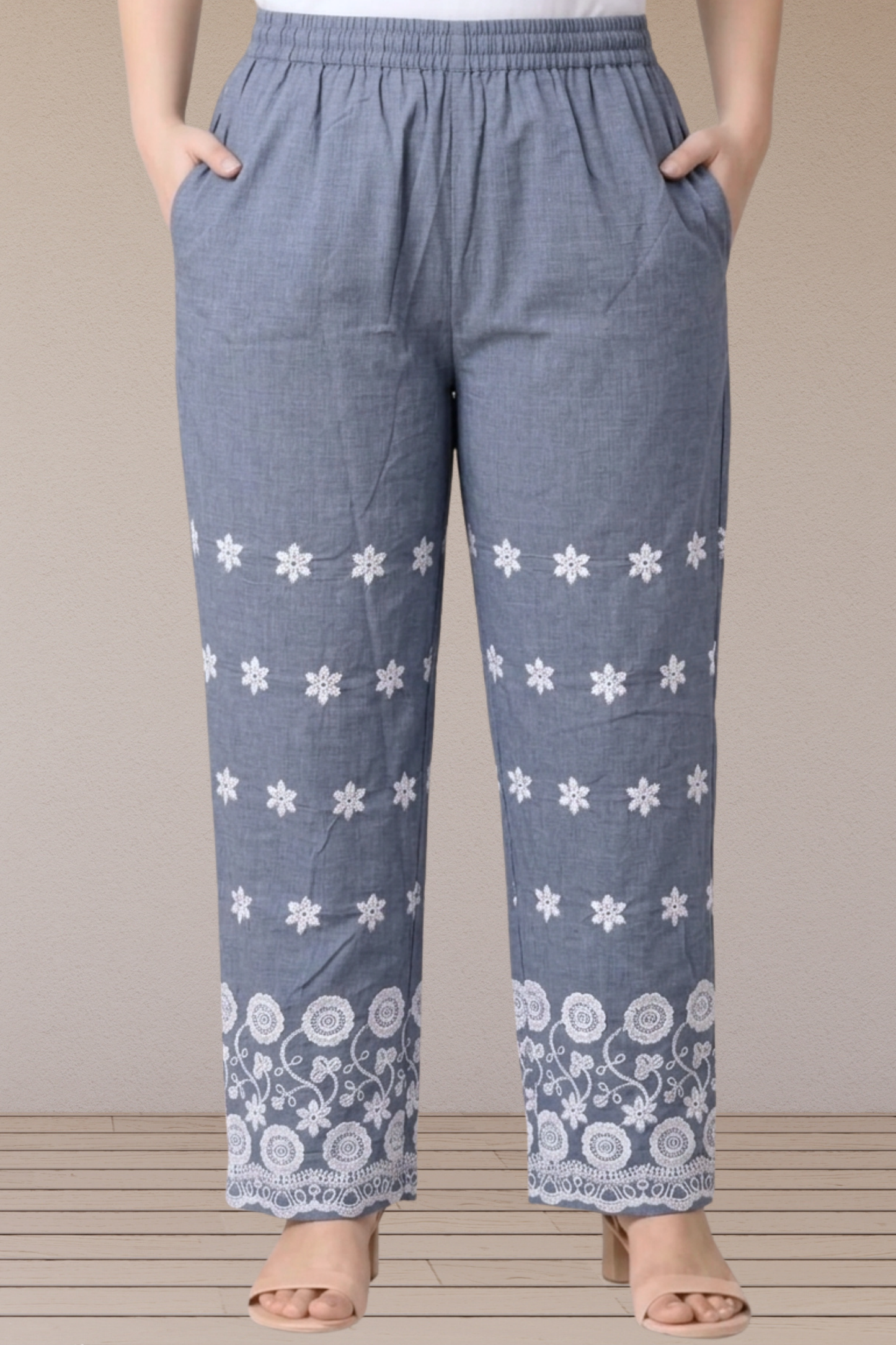 Neel Pushp Embroidered Pant