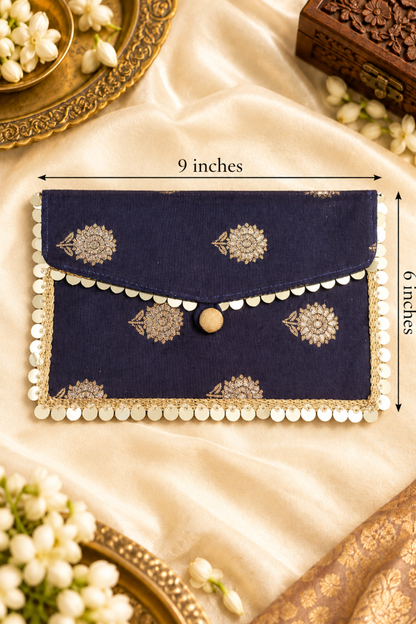 Neelam Buti Handcrafted Shagun Envelope