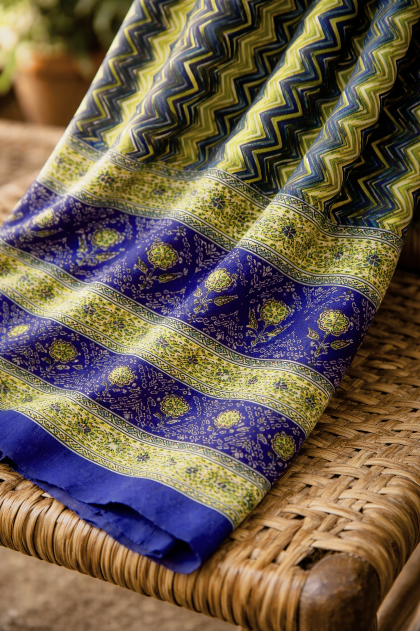 Neon Nightscape Cotton Dupatta