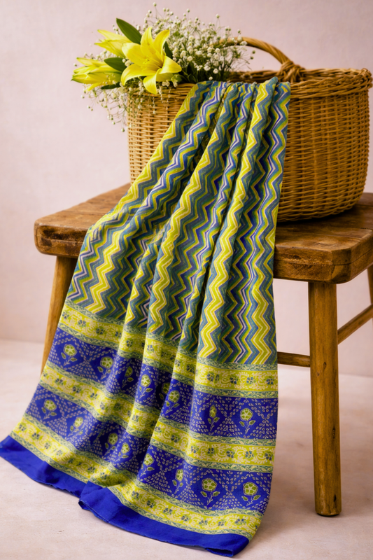 Neon Nightscape Cotton Dupatta