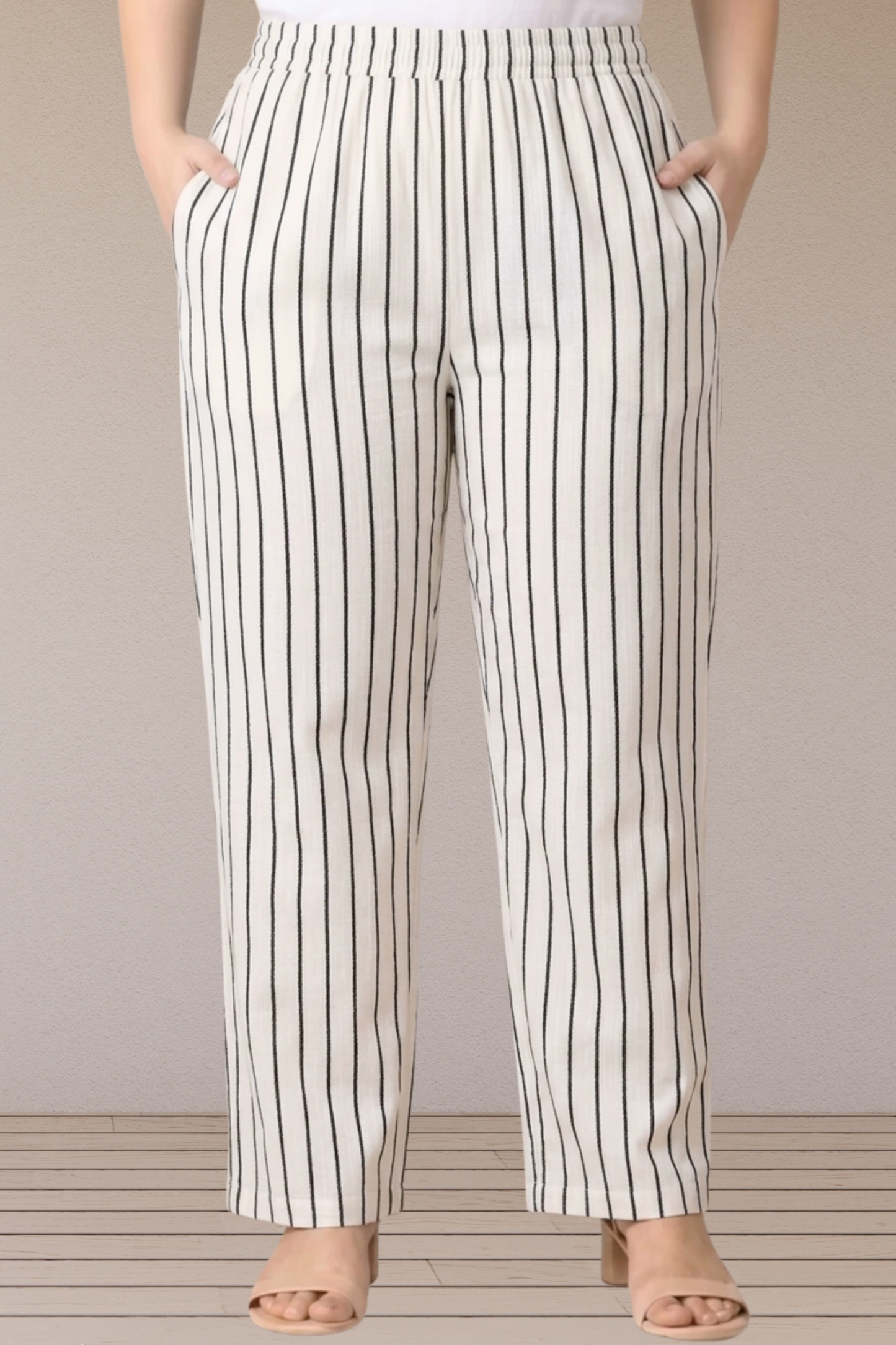 Noor Stripe Cotton Pant