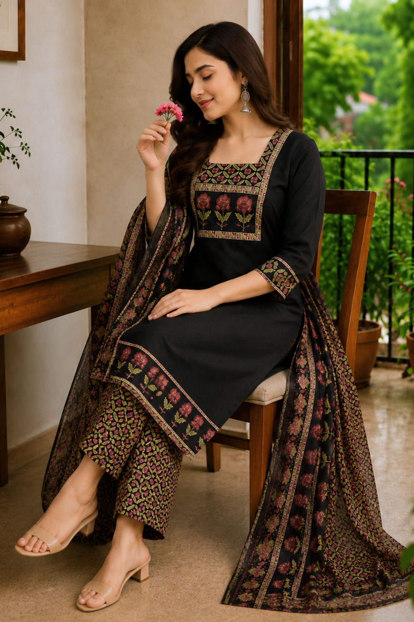 Noor Gulbahar Cotton Suit Set