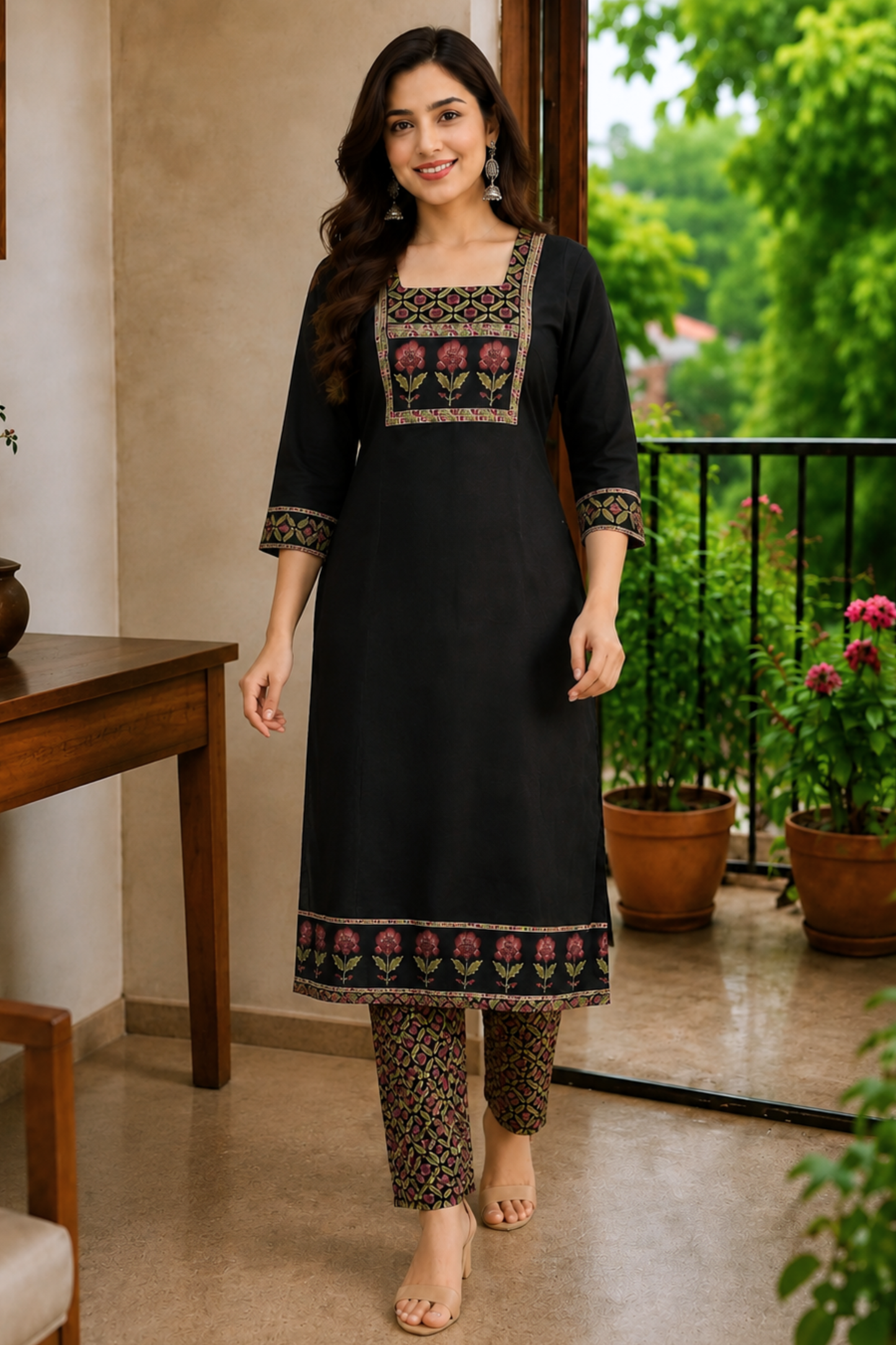 Noor Gulbahar Cotton Suit Set