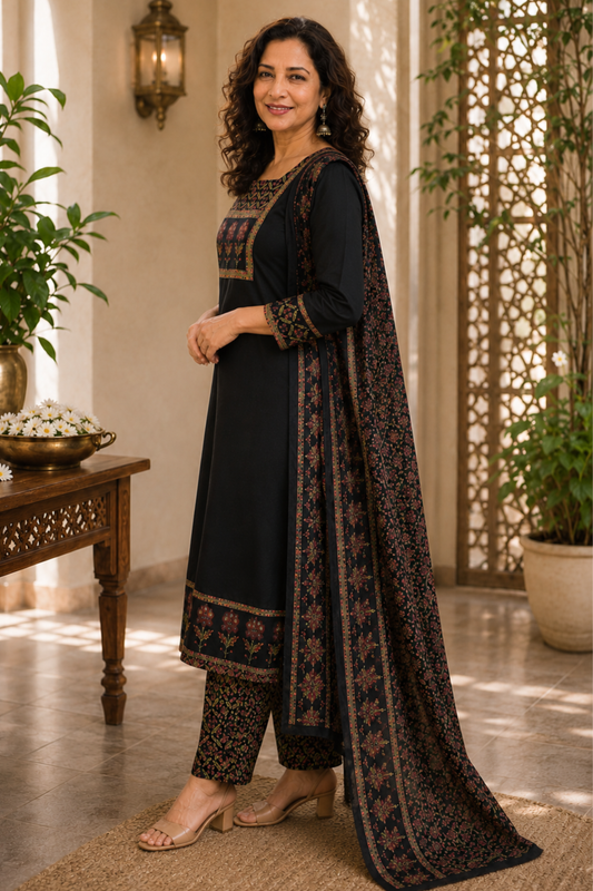Noor Gulbahar Cotton Suit Set