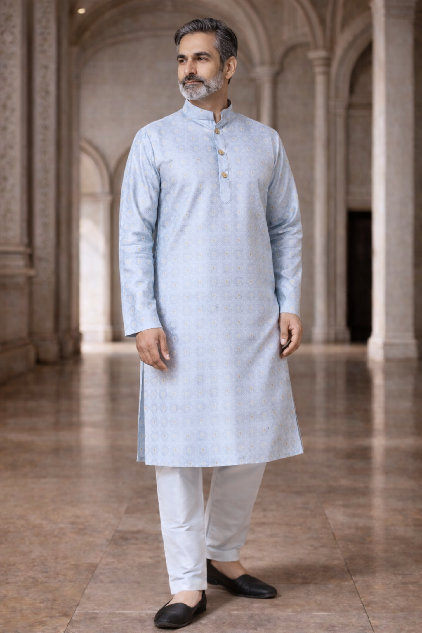 North Star Jacquard Kurta Pajama