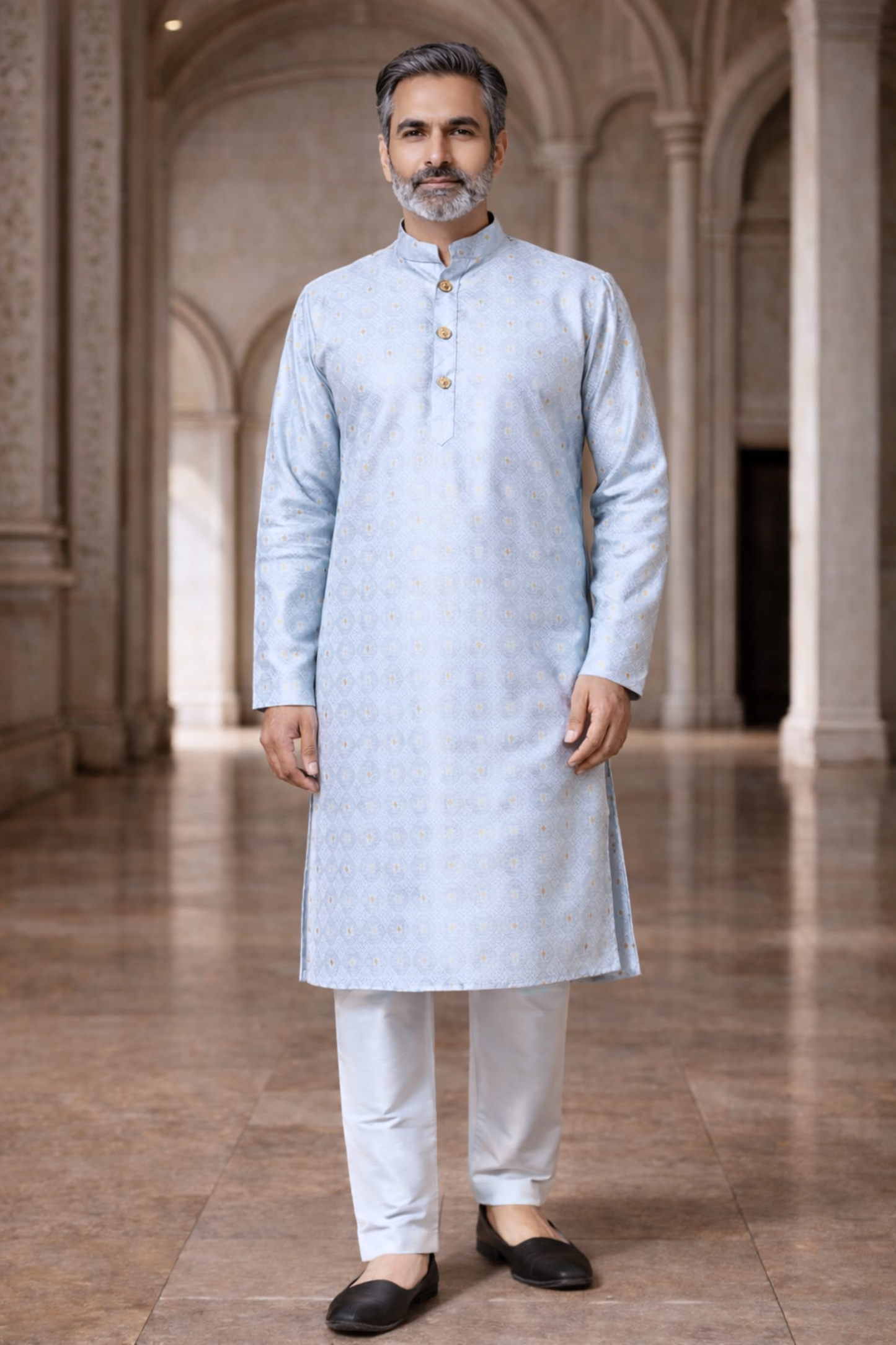 North Star Jacquard Kurta Pajama