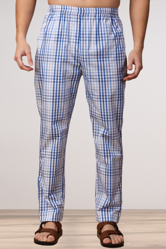 Ocean Checked Comfort Cotton Pajama